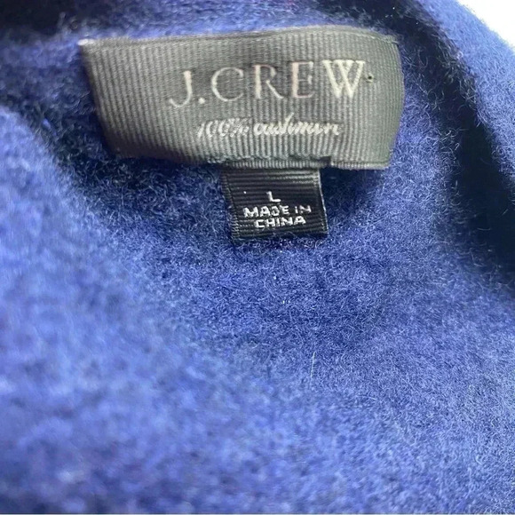 J.Crew cashmere sweater wrap black label size large capsule wardrobe - Picture 5 of 5